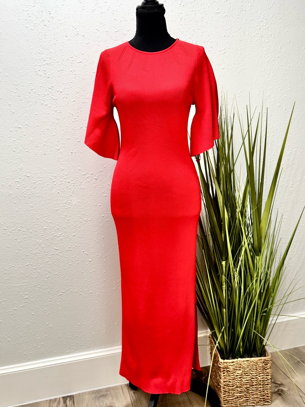 Ted Baker Red Midi Dress NWT